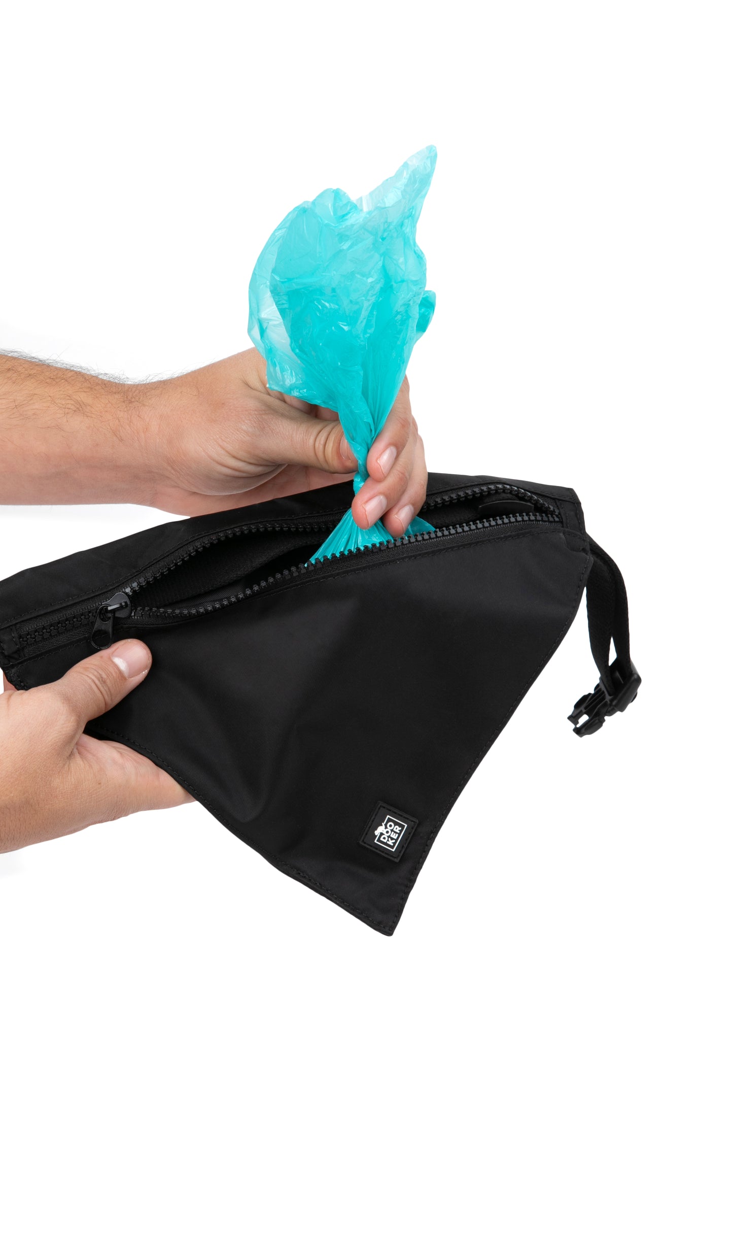 DOOKER - Zipper Pouch Bandana for Dog Poop