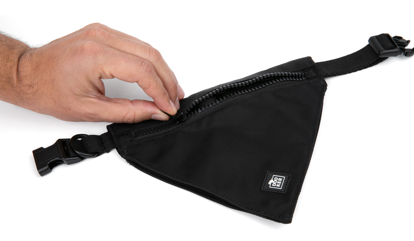 DOOKER - Zipper Pouch Bandana for Dog Poop